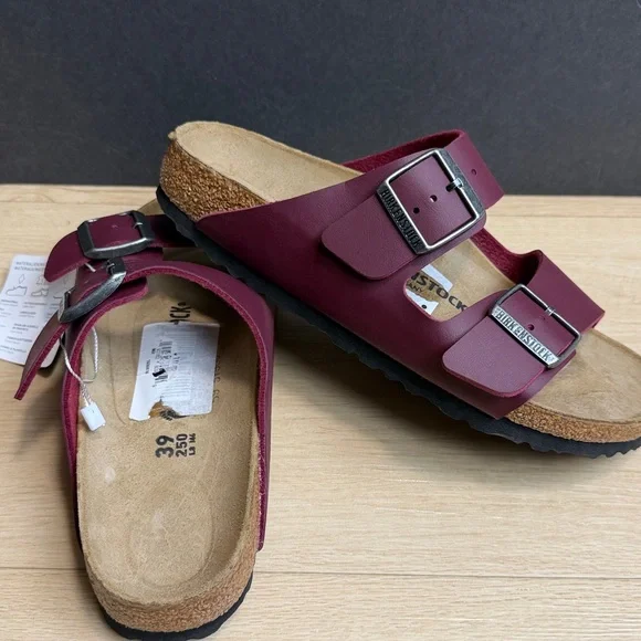 Birkenstock arizona Birko-Flor Zinfandel, SIZE 39EU - 8 US - Picture 8 of 9